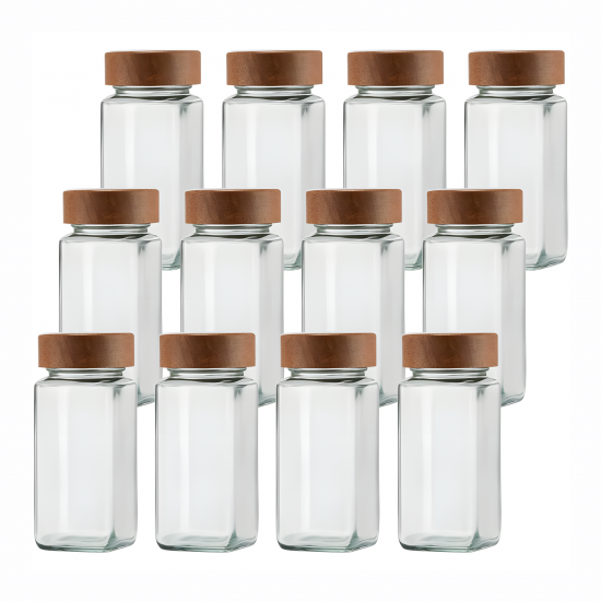 Glass Jars Set 200 ml / 12 pcs